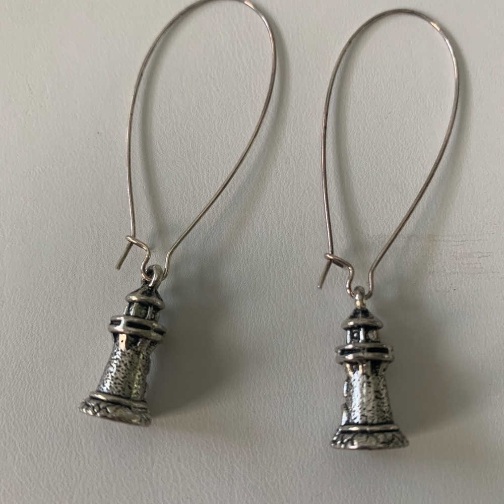 Earrings Lighthouse Dangle - image 6
